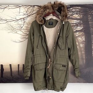 Abercrombie and Fitch Sherpa Lined Jacket